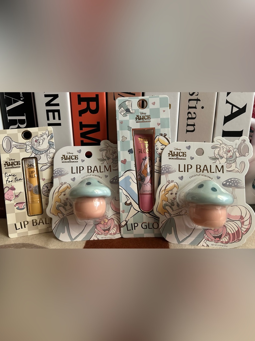 🩷 NEW 🩷 Alice In Wonderland Lip Balm & Lip Gloss Bundle 🩷